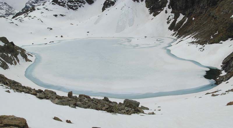 Lago di Balanselmo al disgelo - 10 maggio 2011