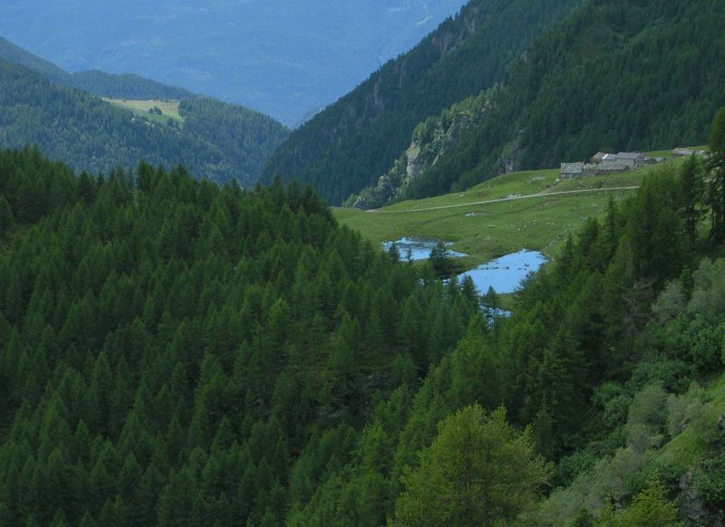 Le pozze delle fate e il villaggio di Cortina dall'altavia 1